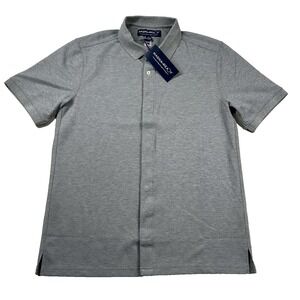 Magna Ready Shirt Mens Sm Magnetic Buttons Golf Polo Heather Gray Tactical